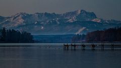 Blaue Stunde am Starnberger See