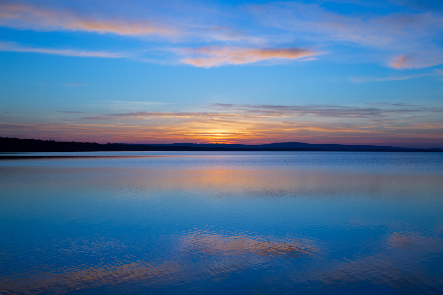 Blaue Stunde am Steinhuder Meer