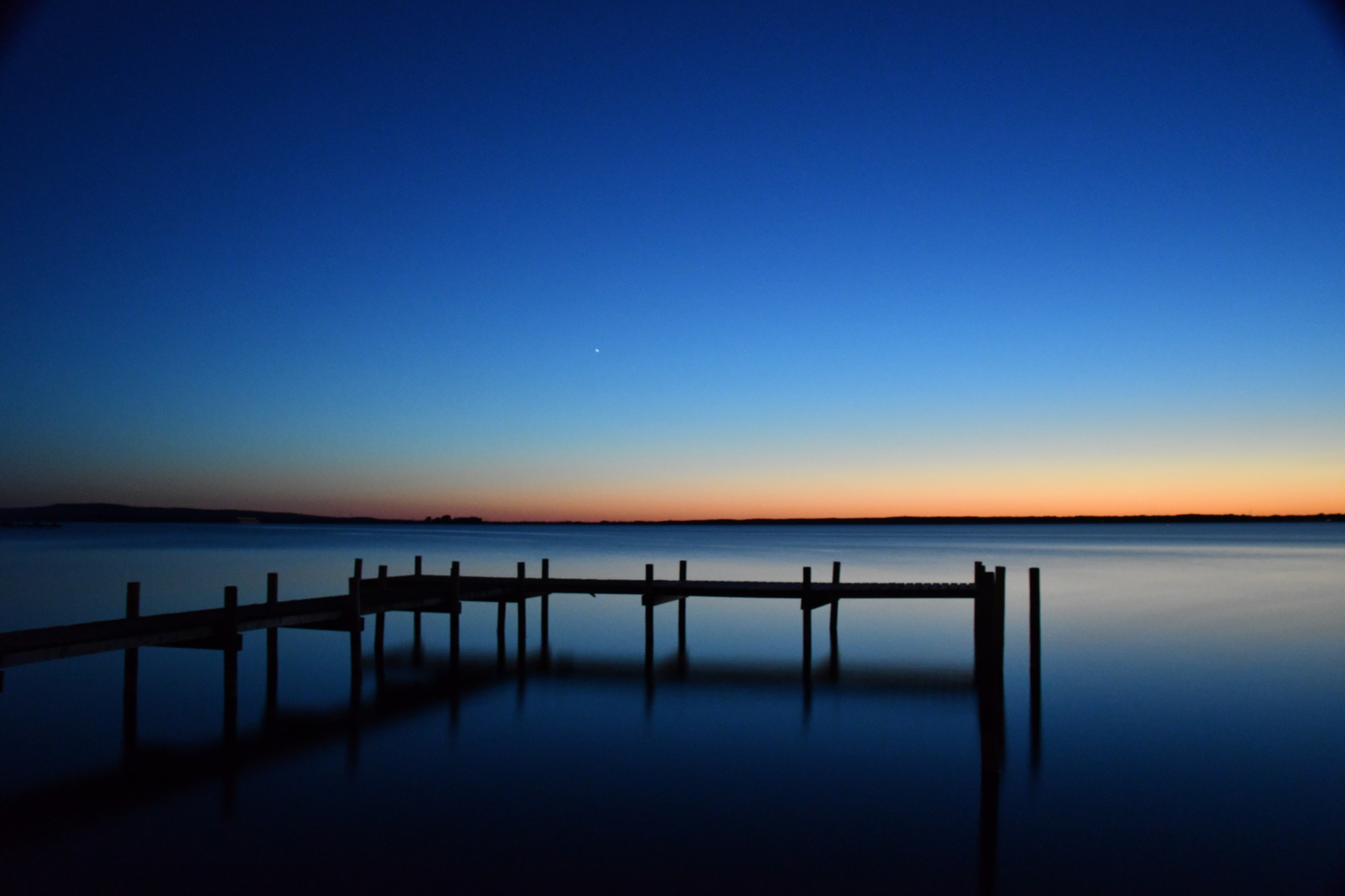 Blaue Stunde am Steinhuder Meer