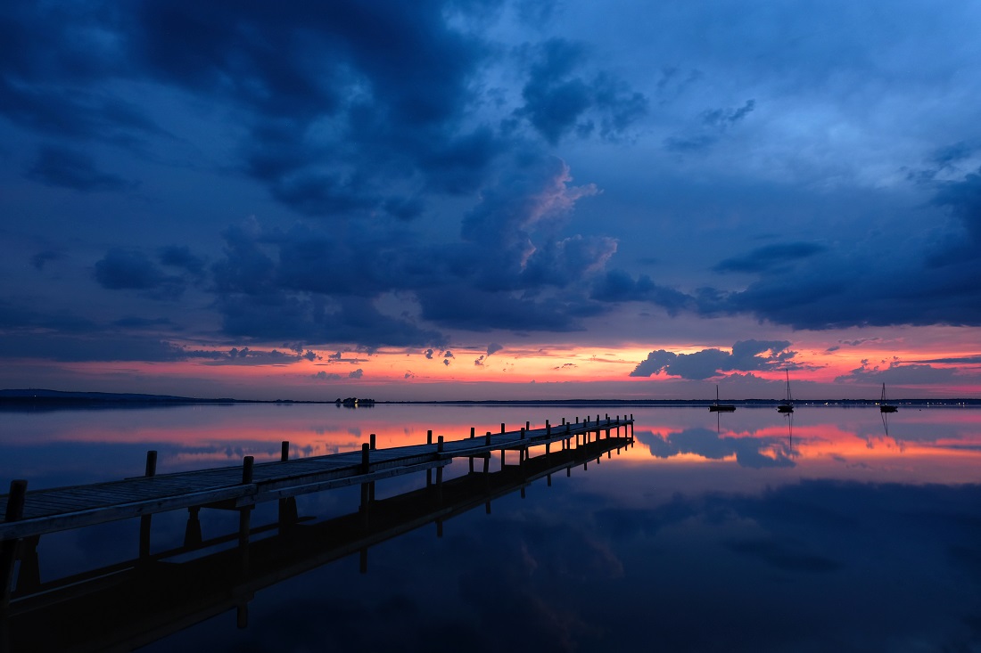 Blaue Stunde am Steinhuder Meer