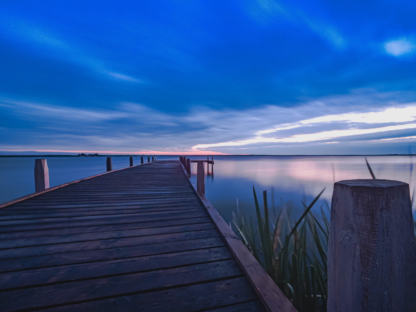 Blaue Stunde am Steinhudermeer