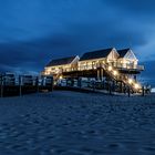 Blaue Stunde am Strand