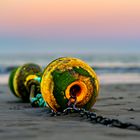 Blaue Stunde am Strand 