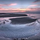 Blaue Stunde am Strand