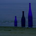 Blaue Stunde am Strand ...