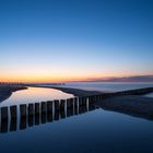 Blaue Stunde am Strand