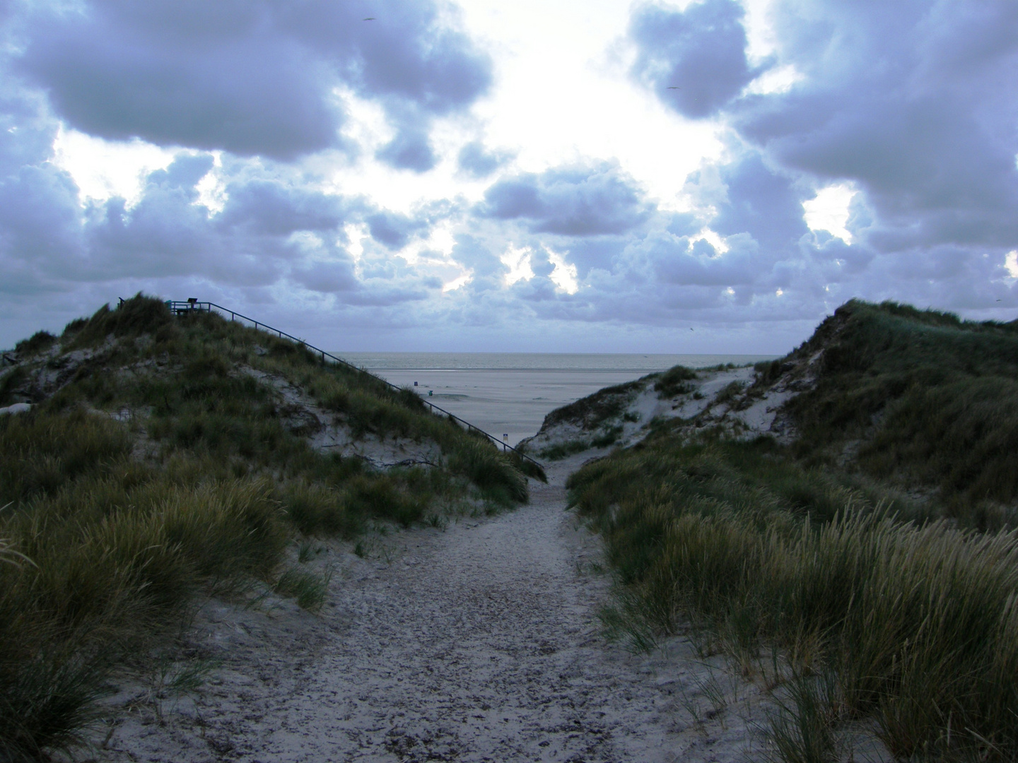 Blaue Stunde am Strand von Amrum