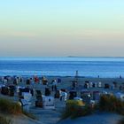 Blaue Stunde am Strand von Borkum