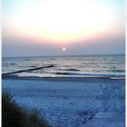 Blaue Stunde am Strand von Dierhagen