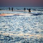 Blaue Stunde am Strand von Renesse