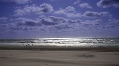 Blaue Stunde am Strand von Zandvoort