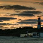 Blaue Stunde am Südstrand von Borkum