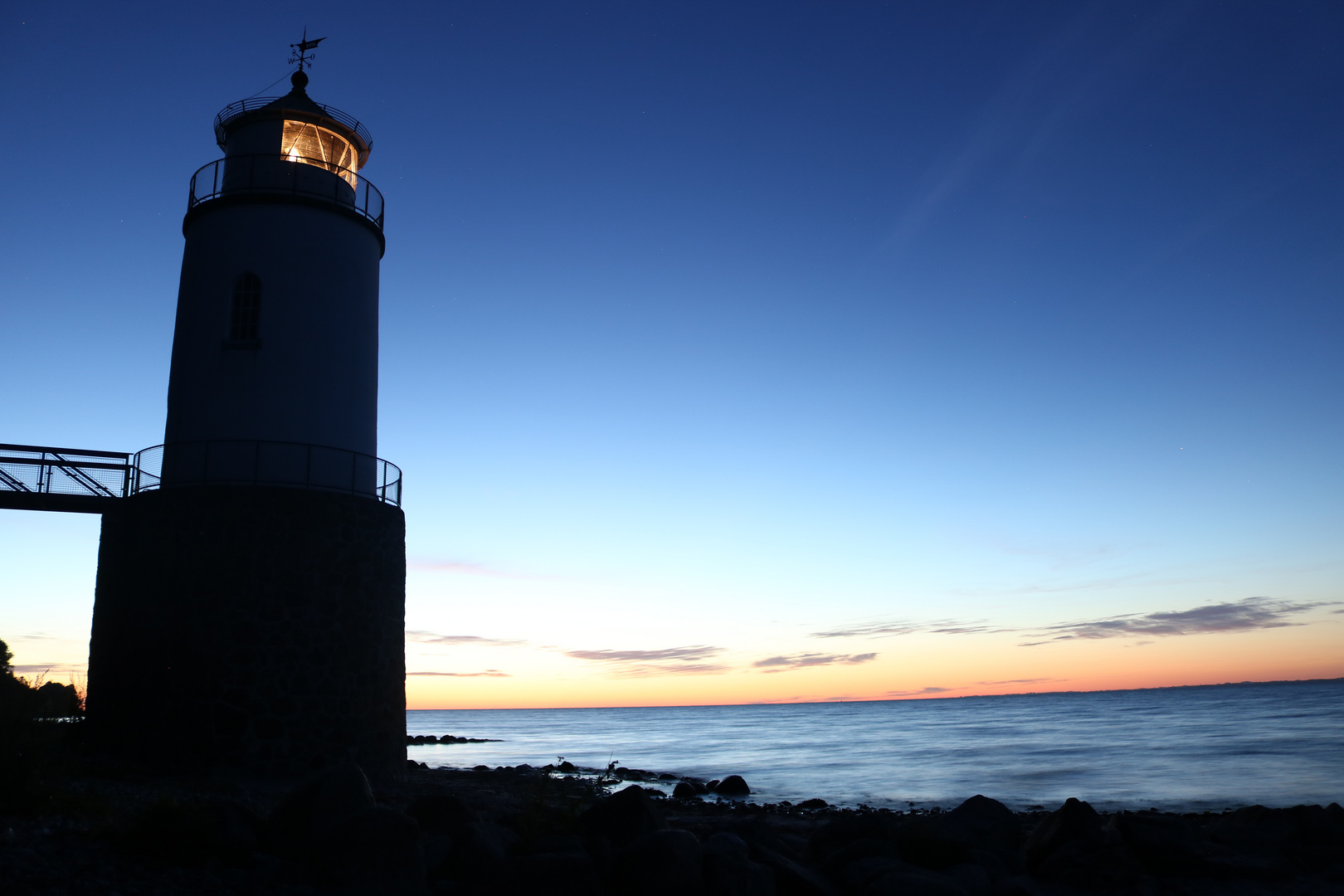 Blaue Stunde am Taksensand