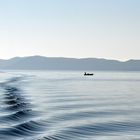 Blaue Stunde am Titicaca See