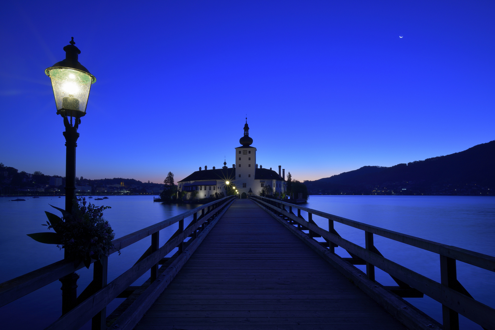 Blaue Stunde am Traunsee