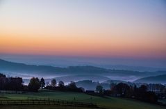 Blaue Stunde am Unnenberg - gestern 1.11.2015