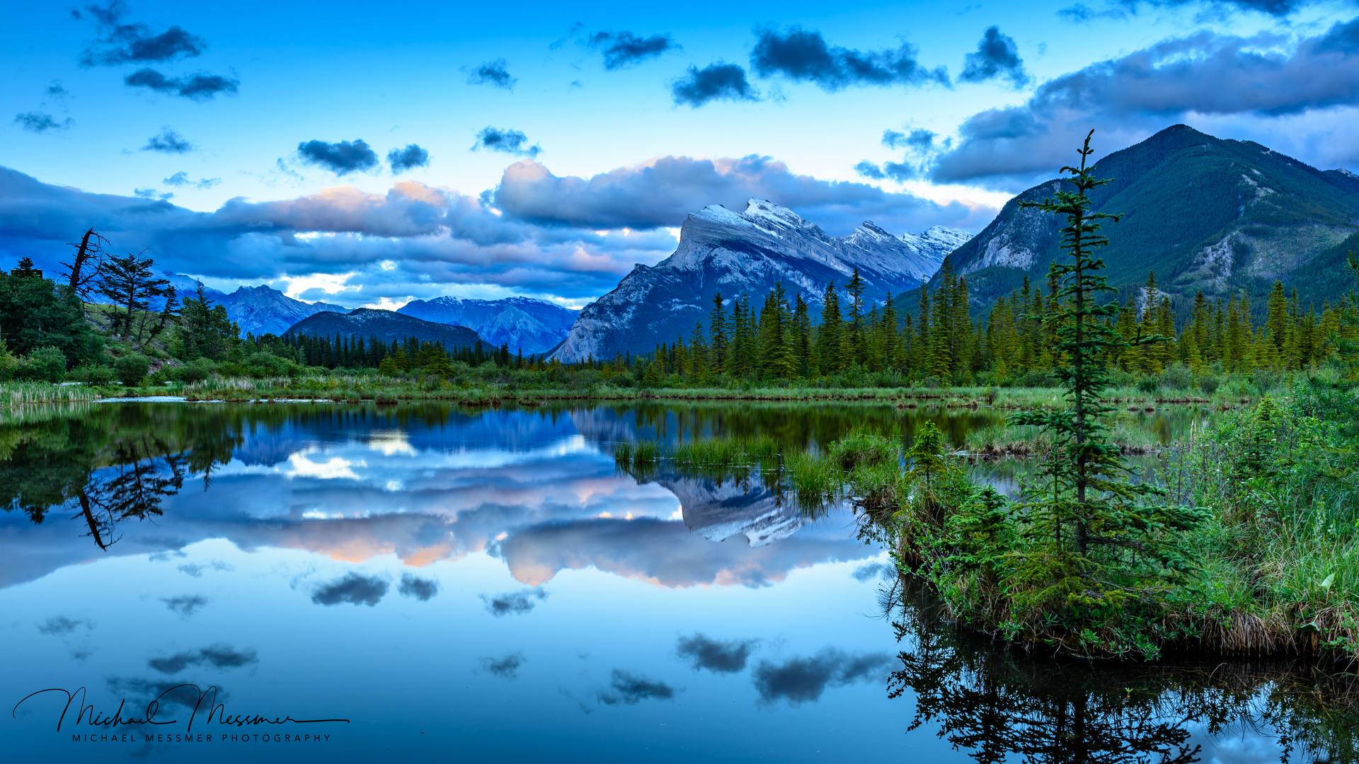 Blaue Stunde am Vermillion Lake