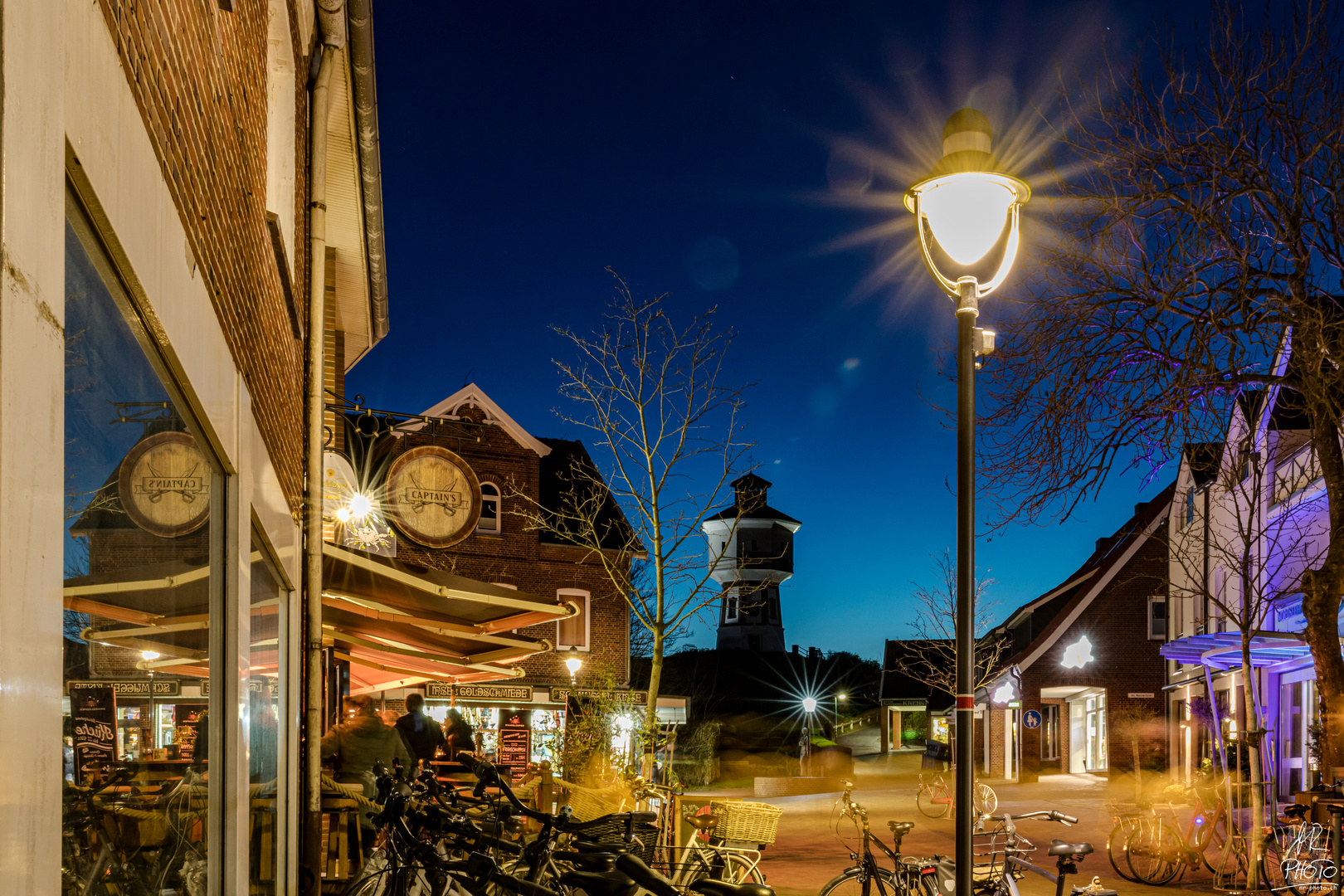 Blaue Stunde am Wasserturm