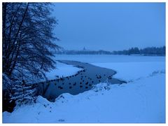 Blaue Stunde am Weißenstädter See