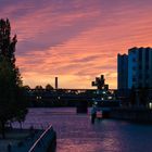 Blaue Stunde am Westhafen