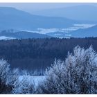 Blaue Stunde am winterlichen Köterberg/ Weserbergland