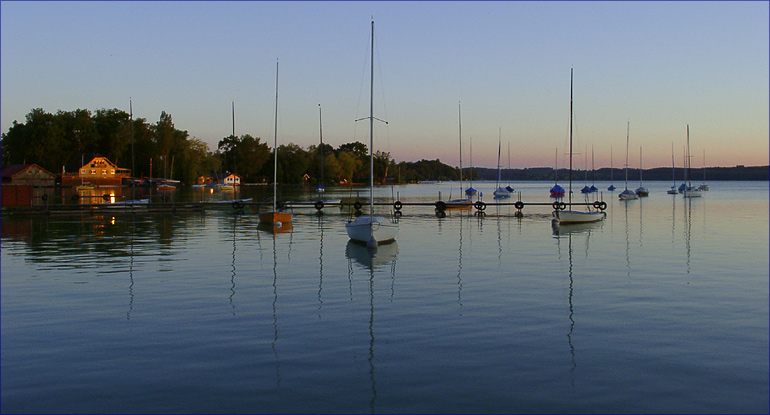 Blaue Stunde am Wörthsee