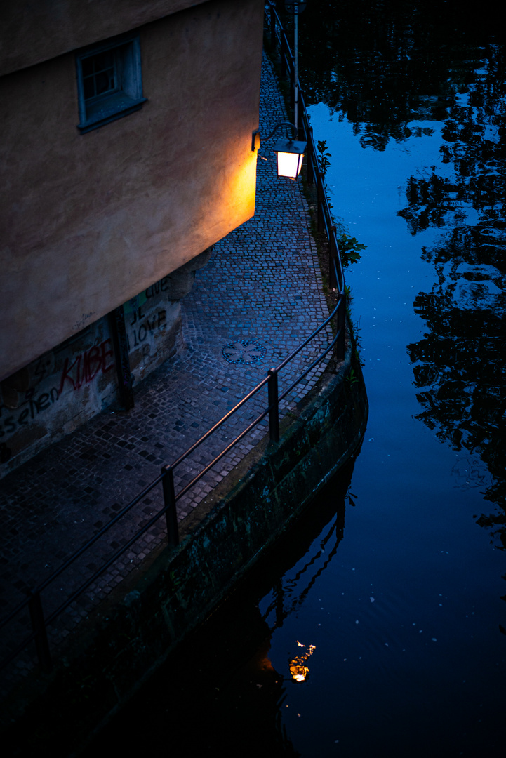 Blaue Stunde an Alten Kanal