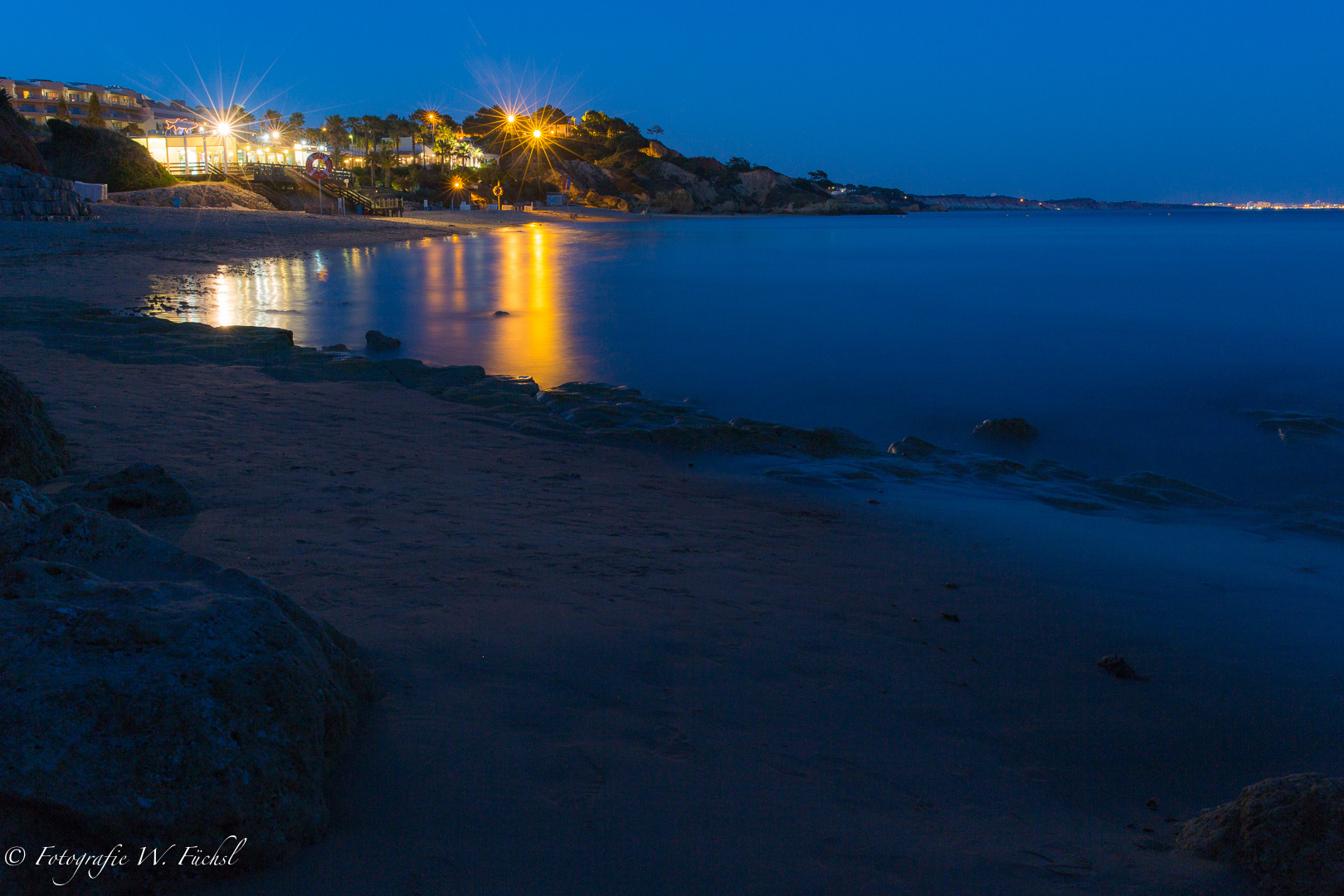 Blaue Stunde an der Algarve