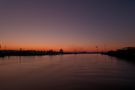 Blaue Stunde an der Alten Süderelbbrücke von Michael-Stein 