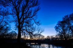 Blaue Stunde an der Amper