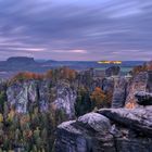 Blaue Stunde an der Bastei