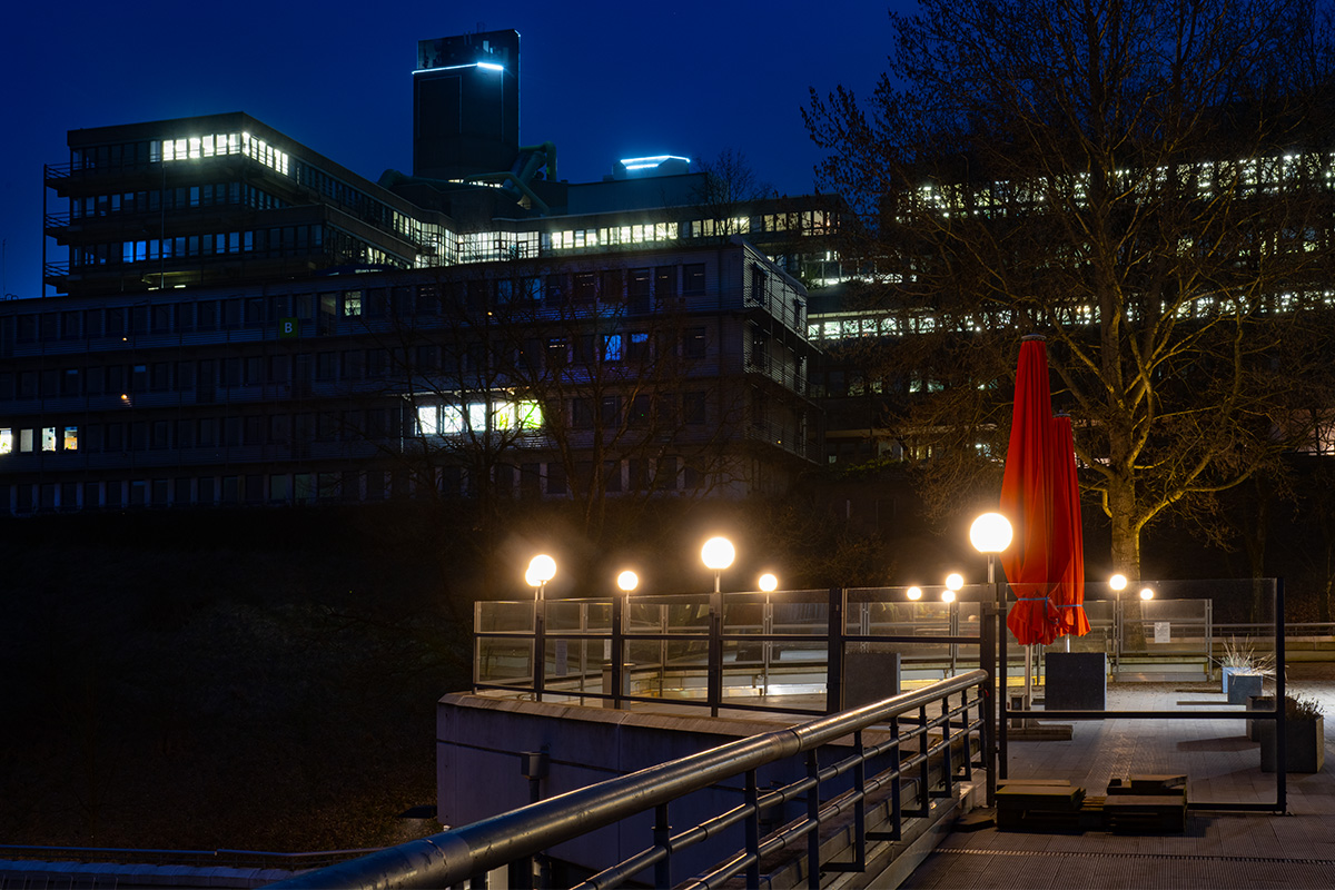 Blaue Stunde an der Bergischen Universität