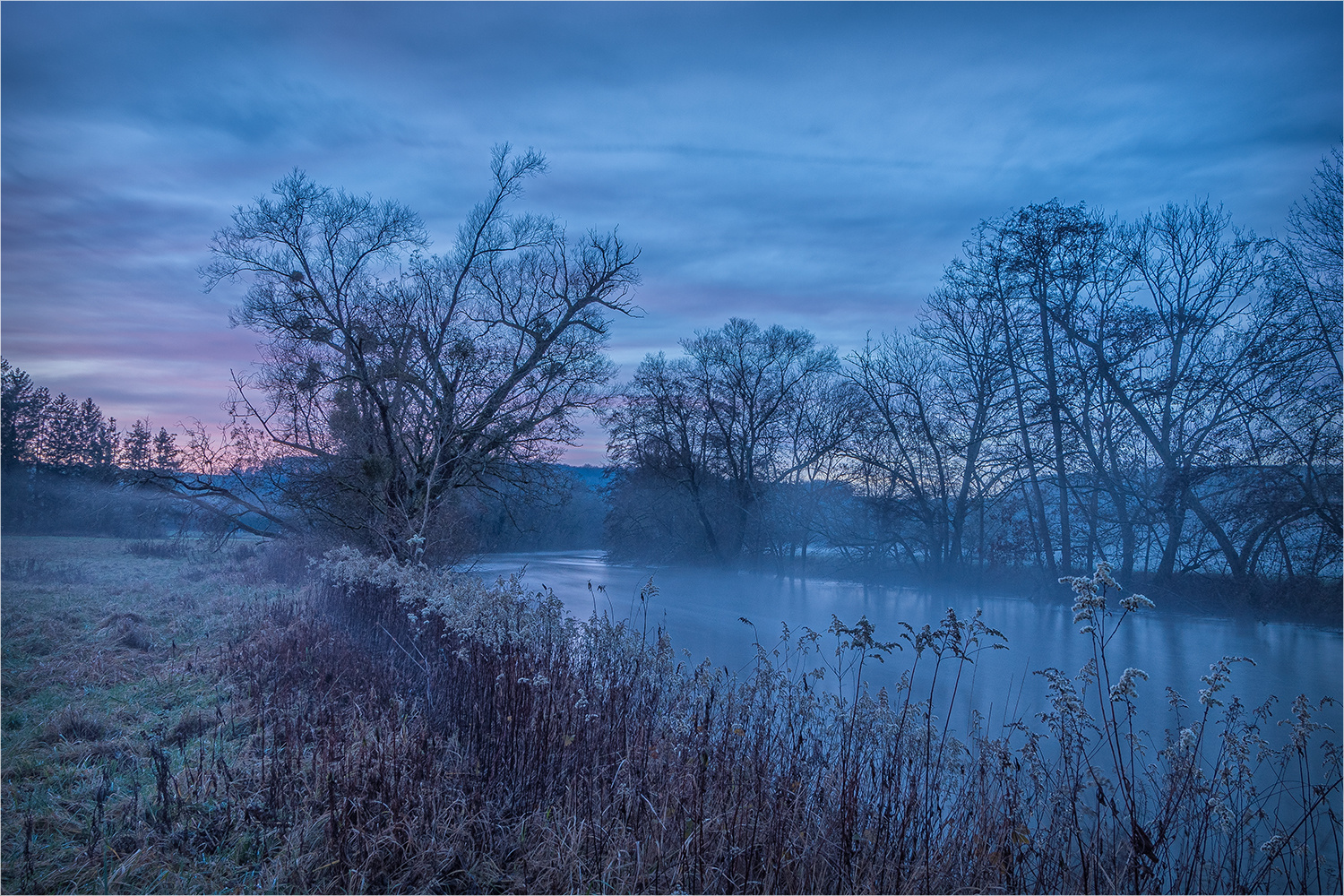 blaue stunde an der blies