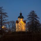 Blaue Stunde an der Burgstallkapelle