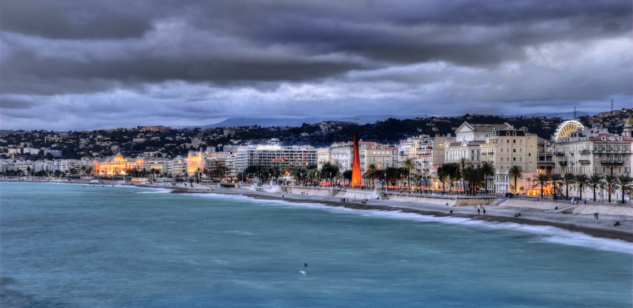 Blaue Stunde an der Cote d´Azur