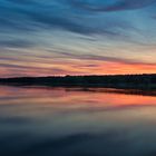 Blaue Stunde An der Elbe