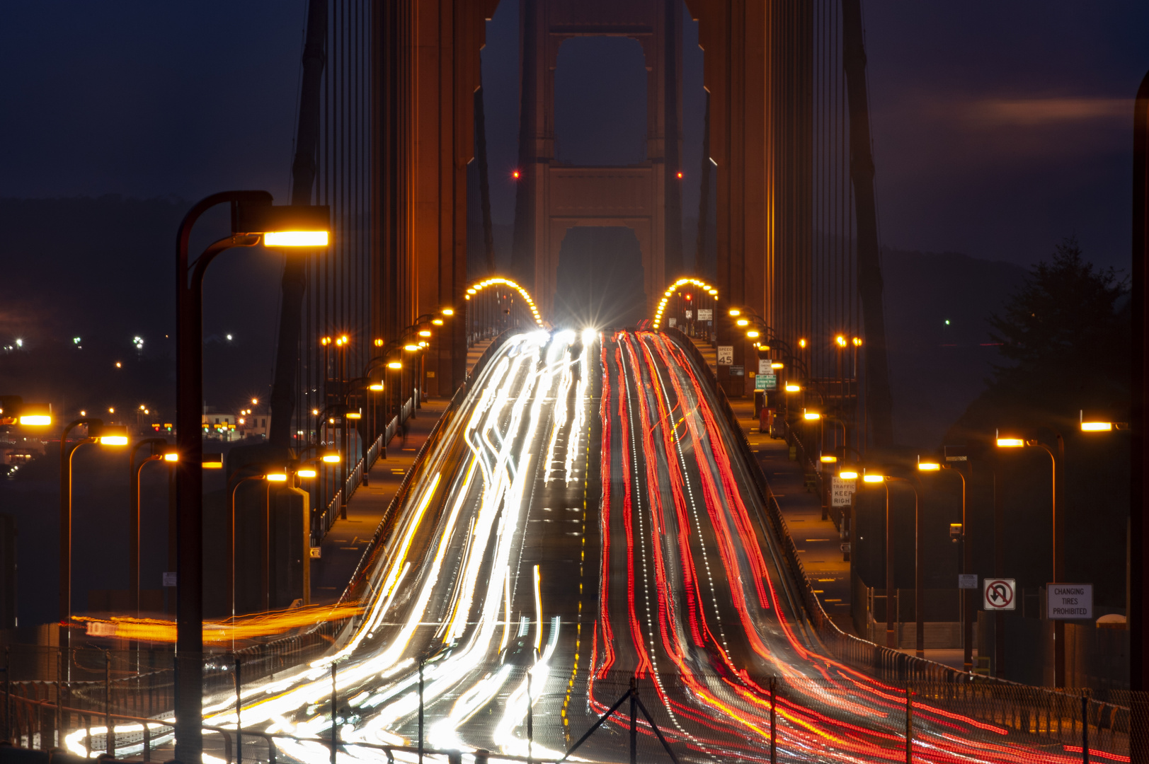 Blaue Stunde an der Golden Gate Bridge