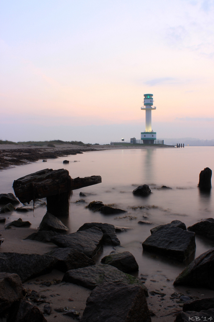 Blaue Stunde an der Kieler Förde