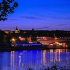 Blaue Stunde an der Mosel