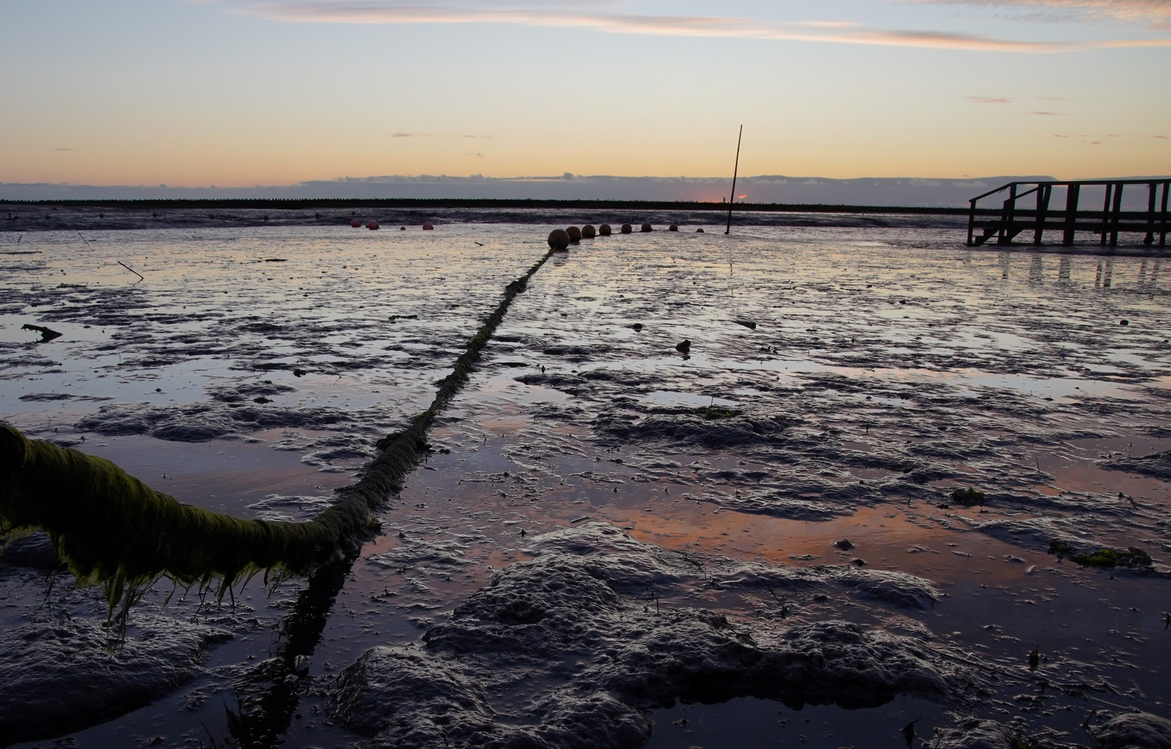 Blaue Stunde an der Nordsee