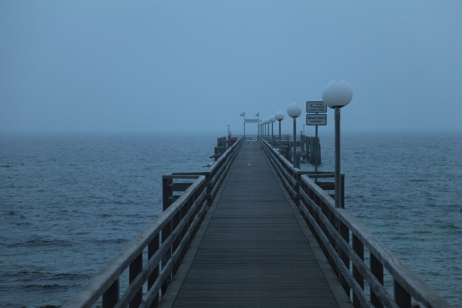 Blaue Stunde an der Ostsee