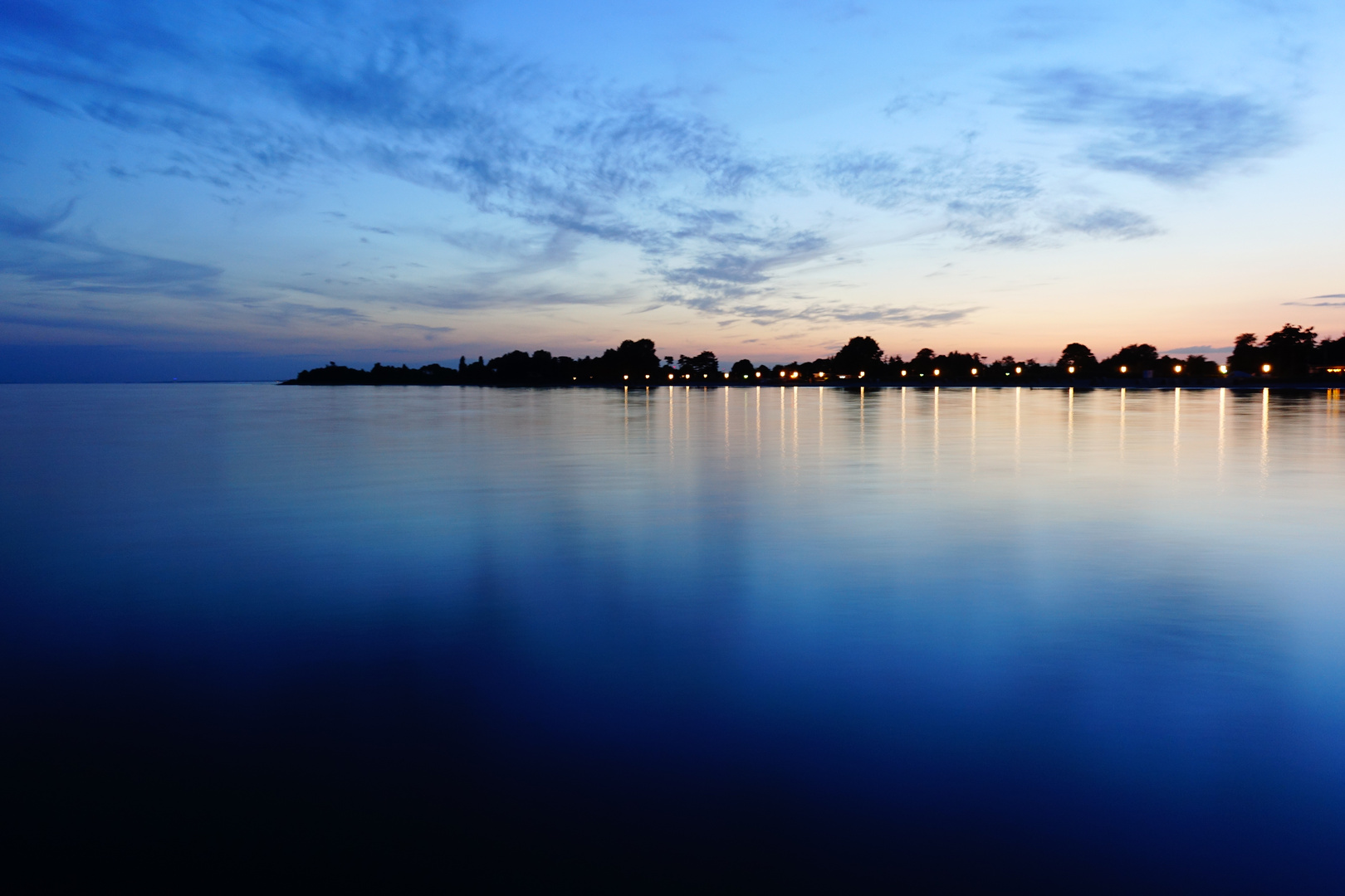 Blaue Stunde an der Ostsee