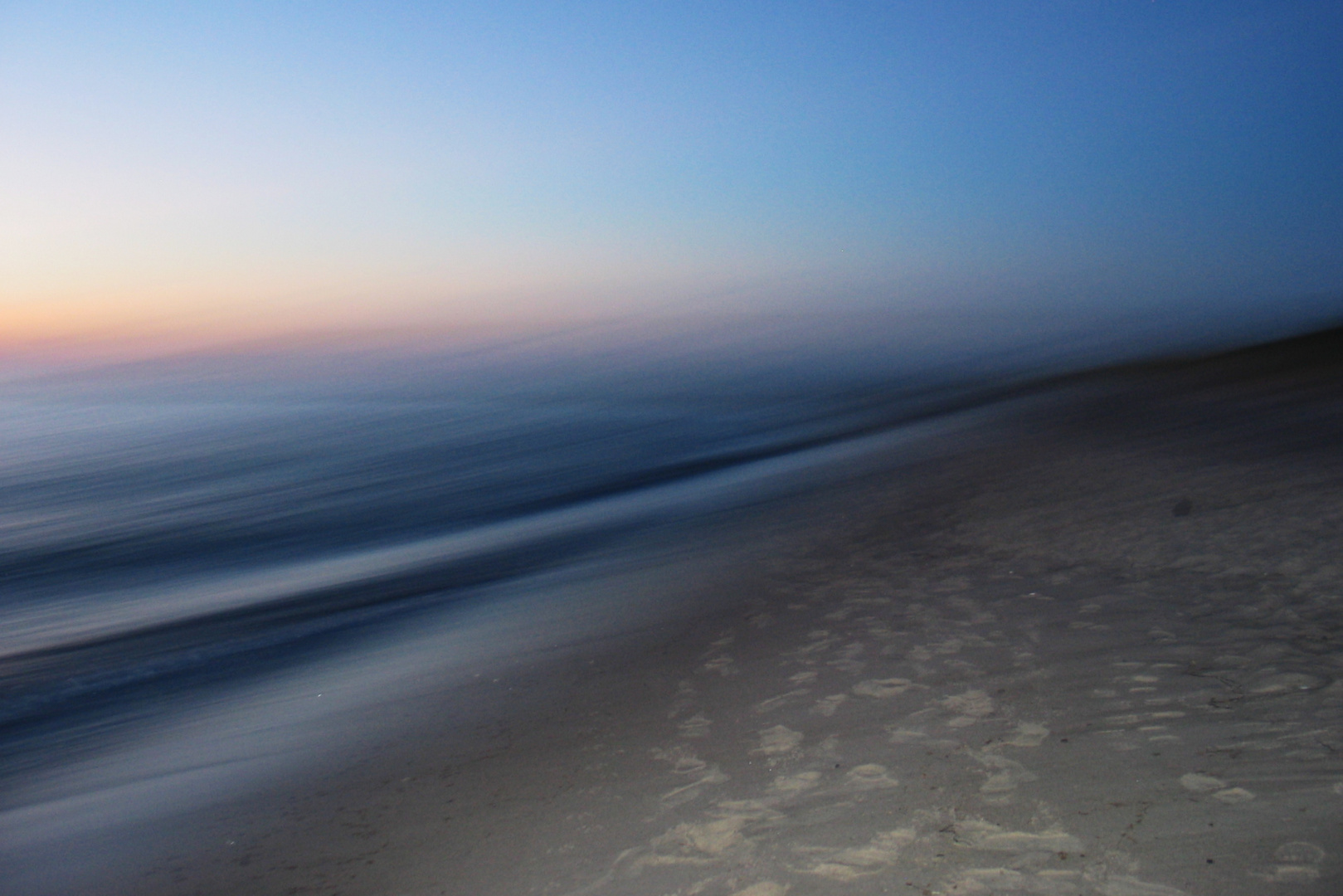 Blaue Stunde an der Ostsee