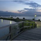 Blaue Stunde an der Promenade von Steinhude am Steinhuder Meer