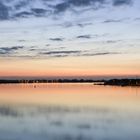 Blaue Stunde an der schönen blauen Donau