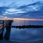 Blaue Stunde an der Seebrücke 