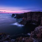 Blaue Stunde an der Shetland Küste