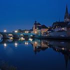 Blaue Stunde an der "Steinernen Brücke" 