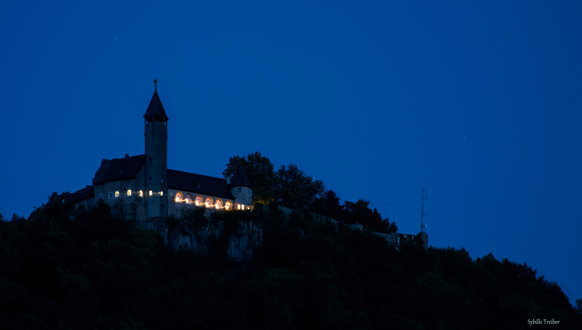 Blaue Stunde an der Teck