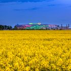 Blaue Stunde an der WWK-Arena